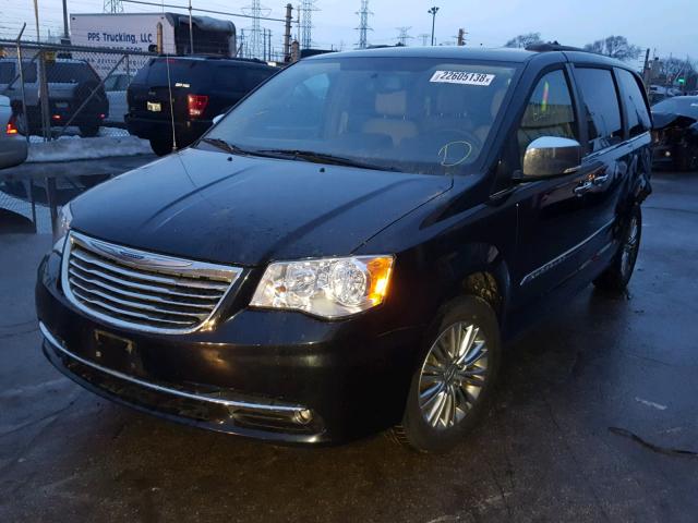 2C4RC1CG8ER113401 - 2014 CHRYSLER TOWN & COU BLACK photo 2