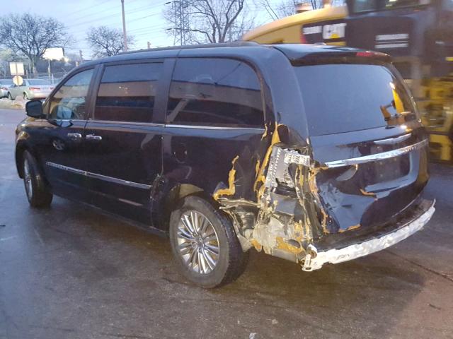 2C4RC1CG8ER113401 - 2014 CHRYSLER TOWN & COU BLACK photo 3