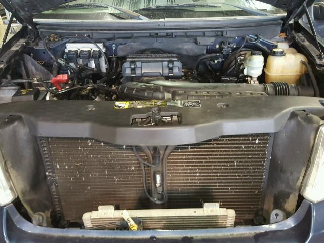 1FTPX12514NA97579 - 2004 FORD F150 BLUE photo 7