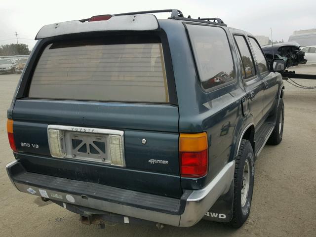 JT3VN39W7R8064037 - 1994 TOYOTA 4RUNNER VN GREEN photo 4