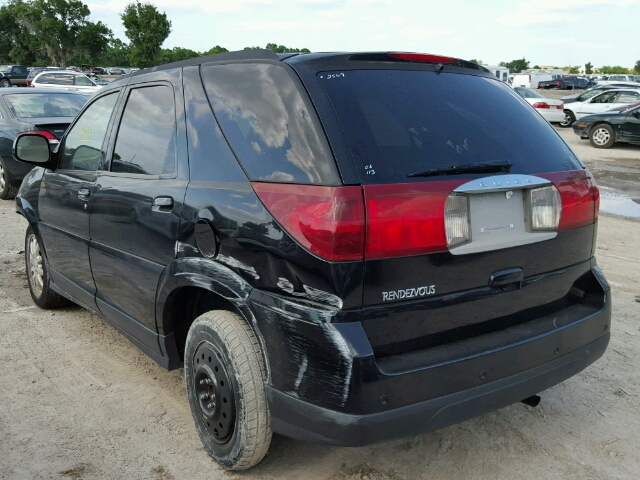 3G5DA03L86S644326 - 2006 BUICK RENDEZVOUS BLACK photo 3