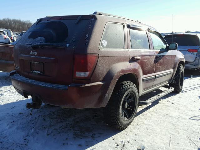 1J8GR48K97C514917 - 2007 JEEP GRAND CHER RED photo 4