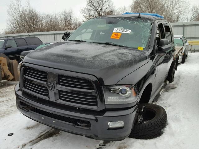 3C6UR5DL9EG155035 - 2014 DODGE RAM 2500 BLACK photo 2