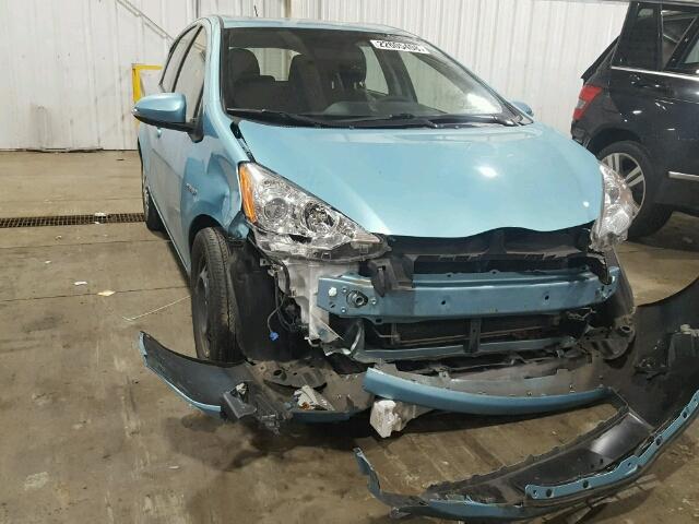 JTDKDTB36D1049824 - 2013 TOYOTA PRIUS C TEAL photo 1