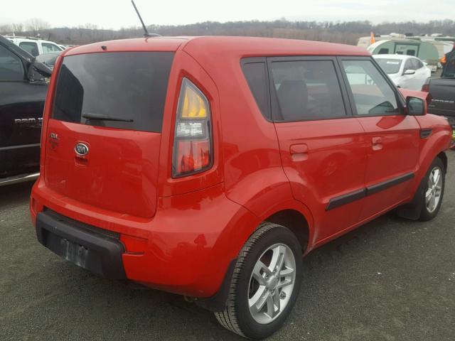 KNDJT2A29A7038052 - 2010 KIA SOUL + RED photo 4