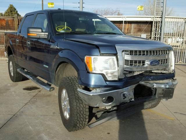 1FTFW1ETXEKF74618 - 2014 FORD F150 SUPER BLUE photo 1