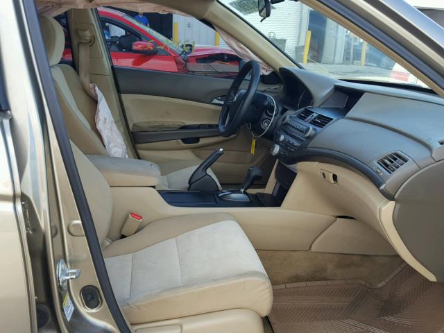 1HGCP26398A151805 - 2008 HONDA ACCORD LX GOLD photo 5