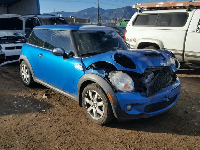 WMWMF73509TW82287 - 2009 MINI COOPER S BLUE photo 1