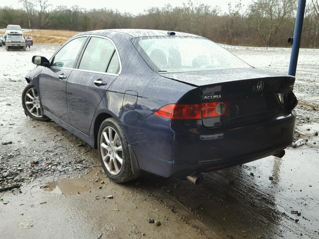 JH4CL968X6C012328 - 2006 ACURA TSX BLUE photo 3