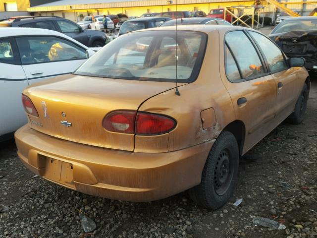 1G1JC524127440482 - 2002 CHEVROLET CAVALIER B ORANGE photo 4