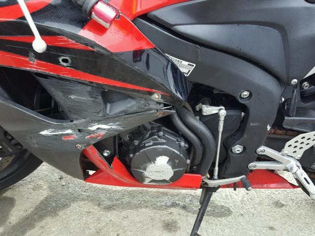 JH2PC40178M100839 - 2008 HONDA CBR600 RR RED photo 7