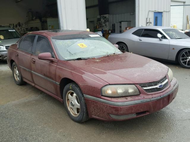 2G1WH55K829281685 - 2002 CHEVROLET IMPALA LS BURGUNDY photo 1