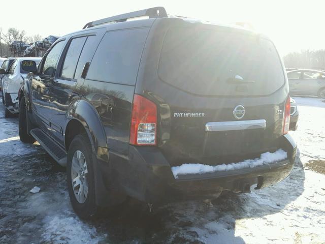 5N1AR18B09C614320 - 2009 NISSAN PATHFINDER BLACK photo 3