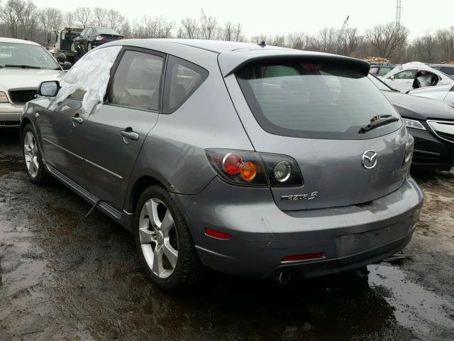 JM1BK143341123966 - 2004 MAZDA 3 HATCHBAC GRAY photo 3