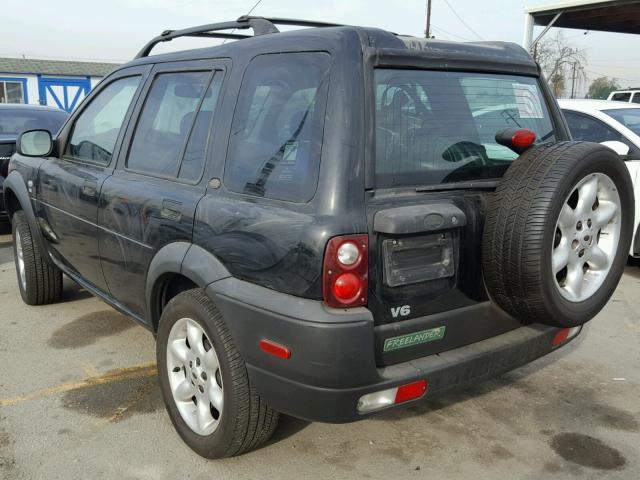 SALNY22212A217975 - 2002 LAND ROVER FREELANDER BLACK photo 3