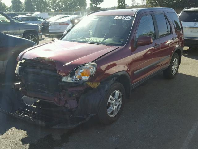 JHLRD78802C031106 - 2002 HONDA CR-V EX RED photo 2