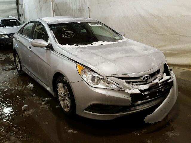 5NPEB4ACXEH941272 - 2014 HYUNDAI SONATA GLS SILVER photo 1