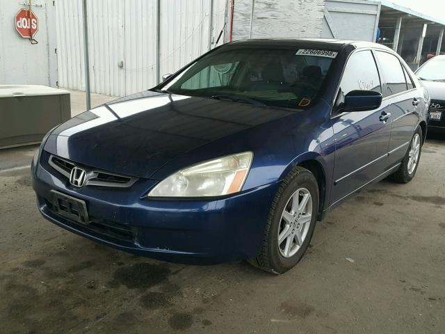 1HGCM66553A019778 - 2003 HONDA ACCORD EX BLUE photo 2