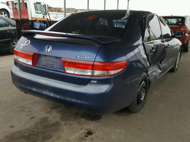 1HGCM66553A019778 - 2003 HONDA ACCORD EX BLUE photo 4