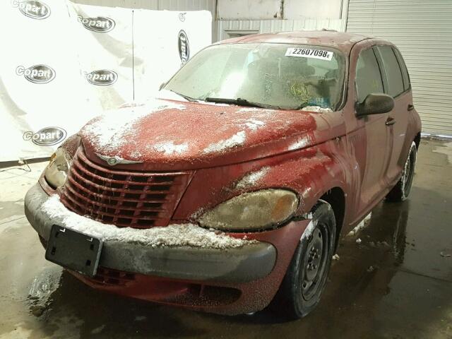 3C4FY48B73T619296 - 2003 CHRYSLER PT CRUISER RED photo 2