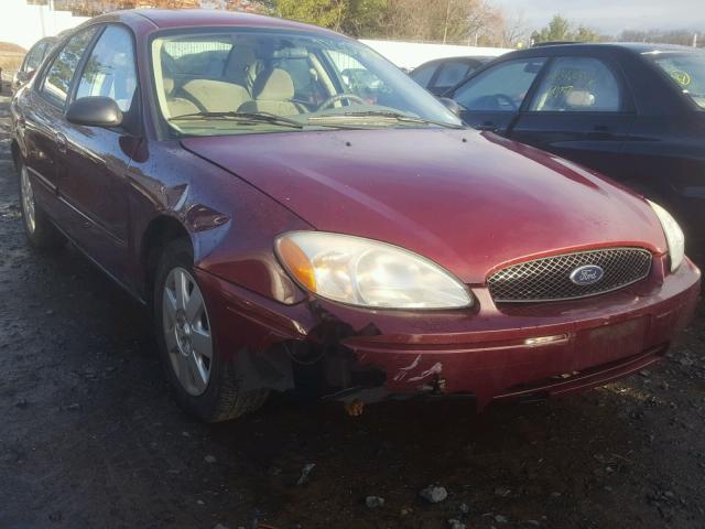 1FAFP53U16A246324 - 2006 FORD TAURUS SE RED photo 1