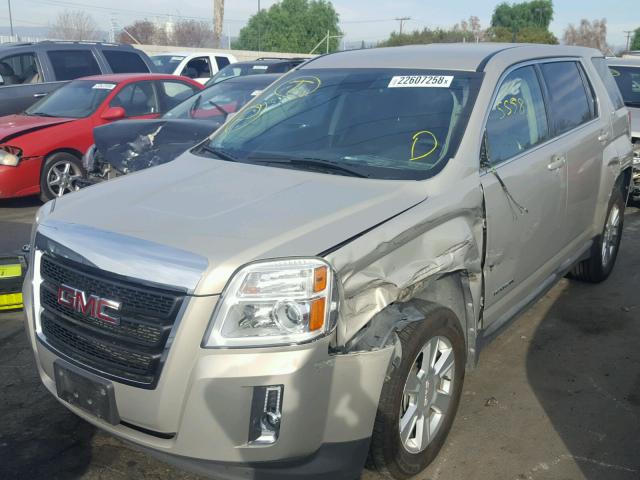 2GKALMEK0C6179587 - 2012 GMC TERRAIN SL GOLD photo 2