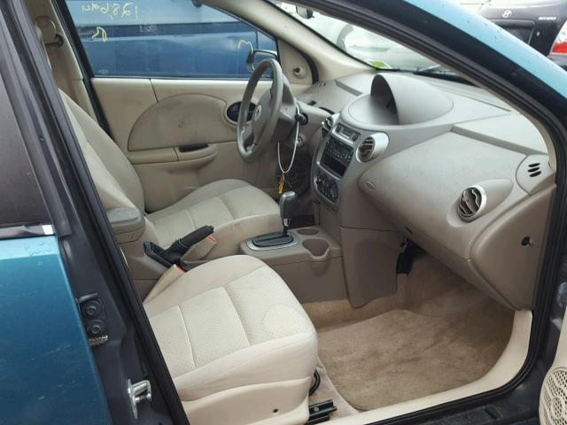 1G8AJ52F25Z115017 - 2005 SATURN ION LEVEL TEAL photo 5
