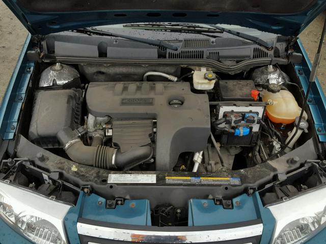 1G8AJ52F25Z115017 - 2005 SATURN ION LEVEL TEAL photo 7