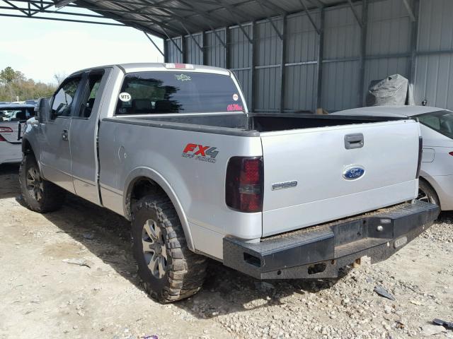 1FTPX14596NA29627 - 2006 FORD F150 SILVER photo 3