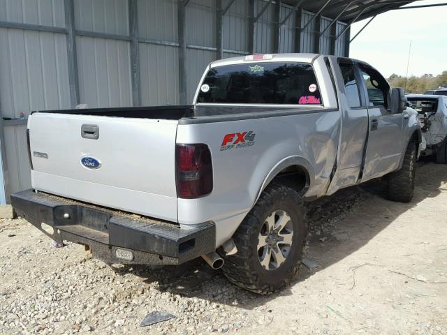 1FTPX14596NA29627 - 2006 FORD F150 SILVER photo 4