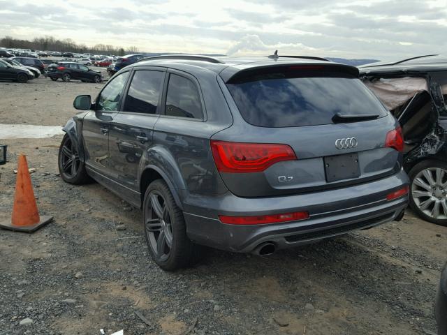 WA1DGAFE5DD003989 - 2013 AUDI Q7 PRESTIG GRAY photo 3