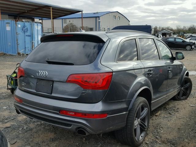 WA1DGAFE5DD003989 - 2013 AUDI Q7 PRESTIG GRAY photo 4