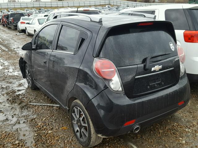 KL8CF6S90DC522859 - 2013 CHEVROLET SPARK 2LT BLACK photo 3