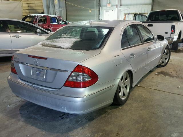 WDBUF72X17A998665 - 2007 MERCEDES-BENZ E 550 SILVER photo 4