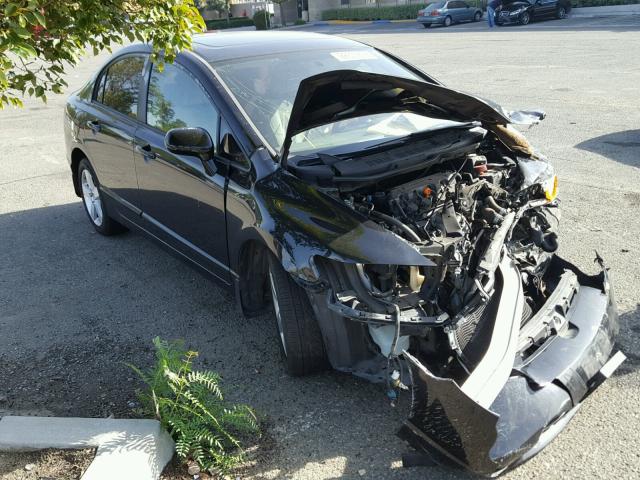 2HGFA16836H514036 - 2006 HONDA CIVIC EX BLACK photo 1