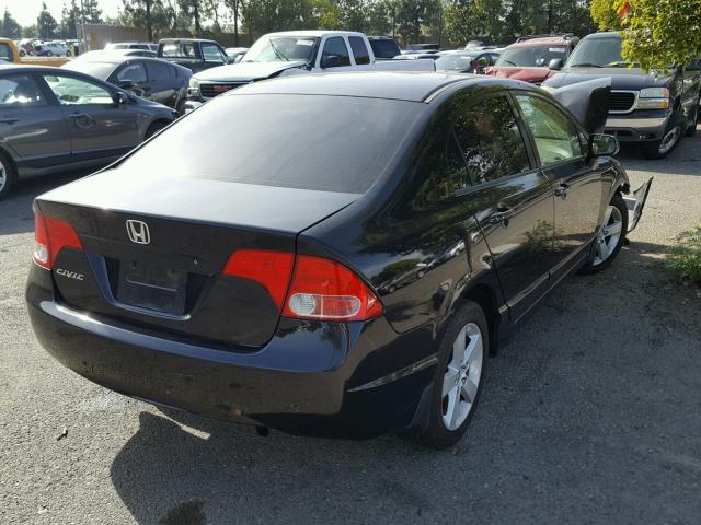 2HGFA16836H514036 - 2006 HONDA CIVIC EX შავი ფოტო 4