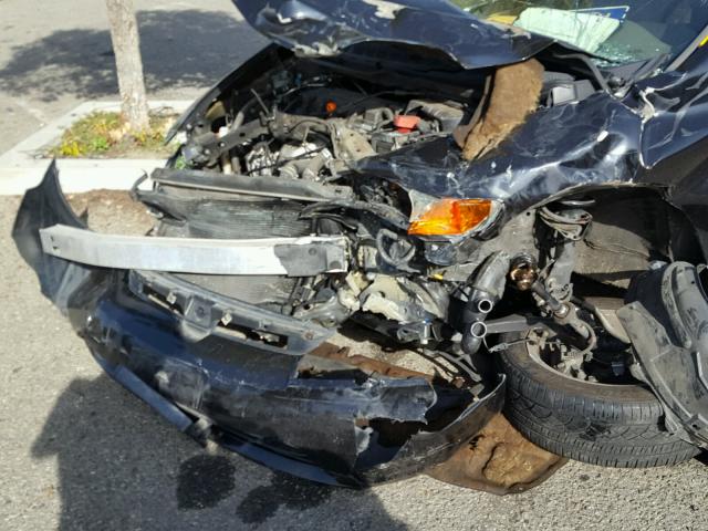 2HGFA16836H514036 - 2006 HONDA CIVIC EX შავი ფოტო 9