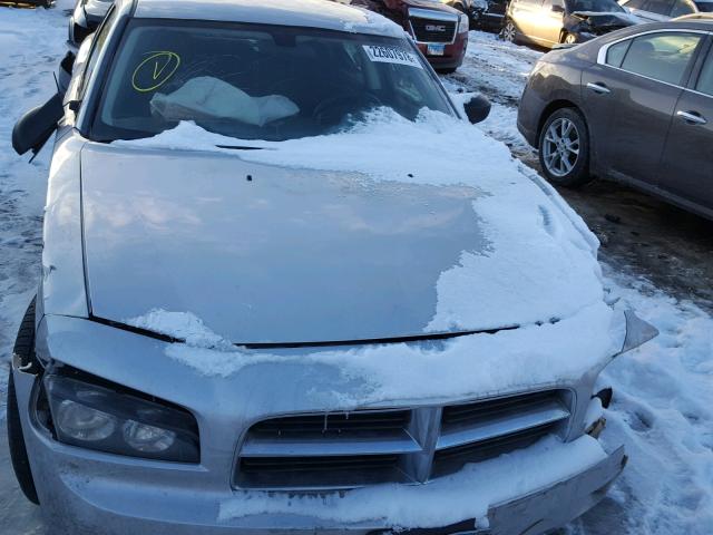 2B3KA33V19H507305 - 2009 DODGE CHARGER SX SILVER photo 7