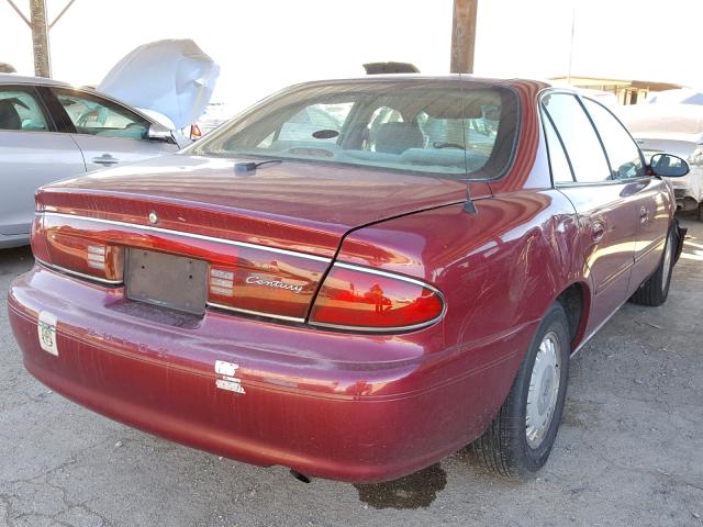 2G4WS52J141223905 - 2004 BUICK CENTURY CU MAROON photo 4