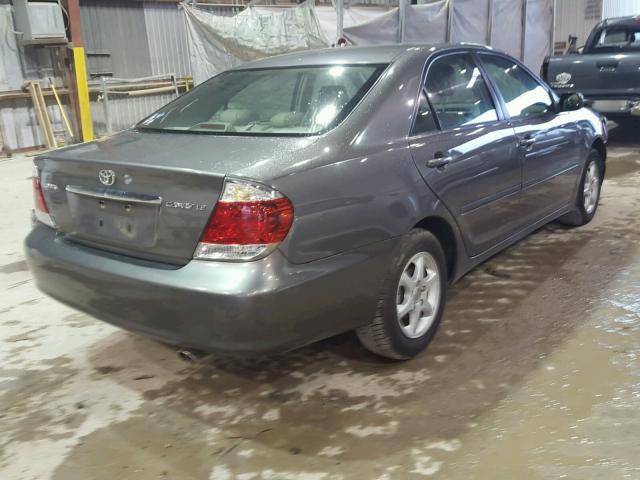 4T1BE32K15U610916 - 2005 TOYOTA CAMRY LE GRAY photo 4