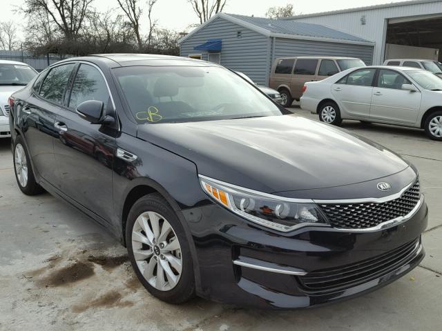 5XXGU4L34HG136500 - 2017 KIA OPTIMA EX BLACK photo 1