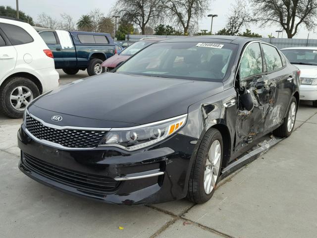 5XXGU4L34HG136500 - 2017 KIA OPTIMA EX BLACK photo 2