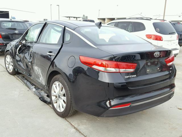 5XXGU4L34HG136500 - 2017 KIA OPTIMA EX BLACK photo 3