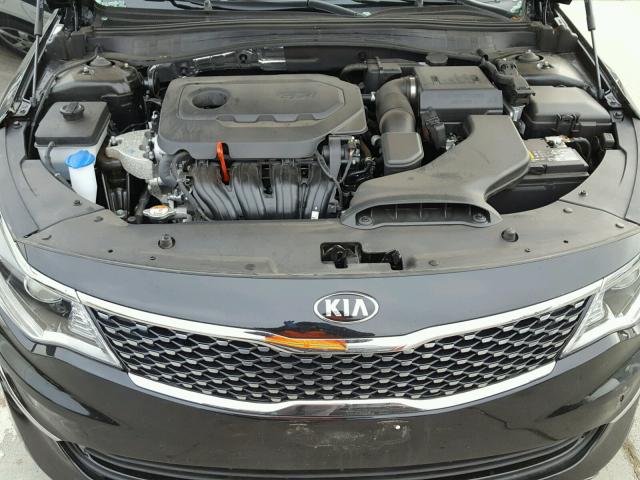 5XXGU4L34HG136500 - 2017 KIA OPTIMA EX BLACK photo 7