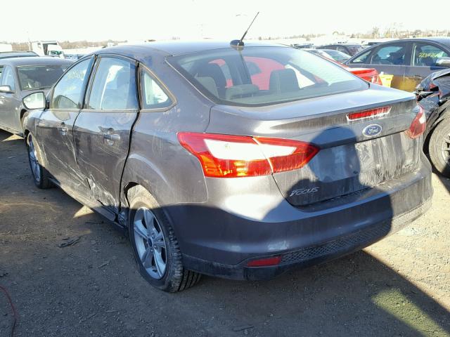 1FADP3F24EL192915 - 2014 FORD FOCUS SE GRAY photo 3