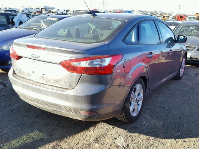 1FADP3F24EL192915 - 2014 FORD FOCUS SE GRAY photo 4