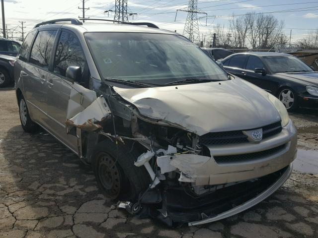 5TDZA23C05S283879 - 2005 TOYOTA SIENNA CE GOLD photo 1