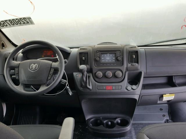 3C6TRVAG3HE530467 - 2017 RAM PROMASTER 白色 照片 9