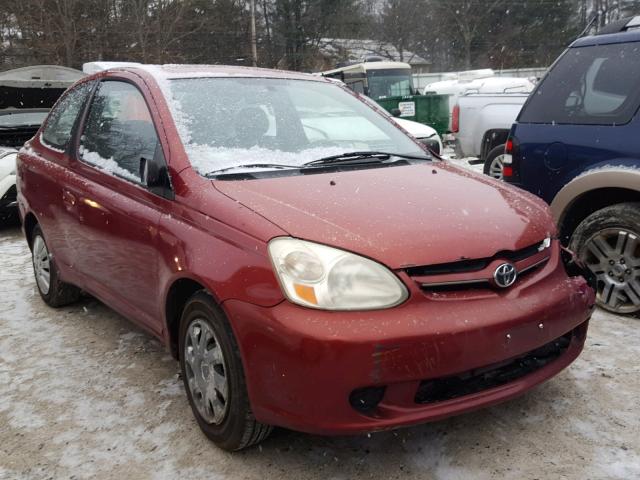 JTDAT123330299206 - 2003 TOYOTA ECHO RED photo 1