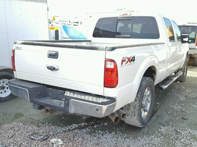 1FT7W2BT2FEA38969 - 2015 FORD F250 SUPER WHITE photo 4